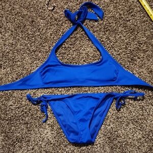 Vibrant Blue Bikini Set